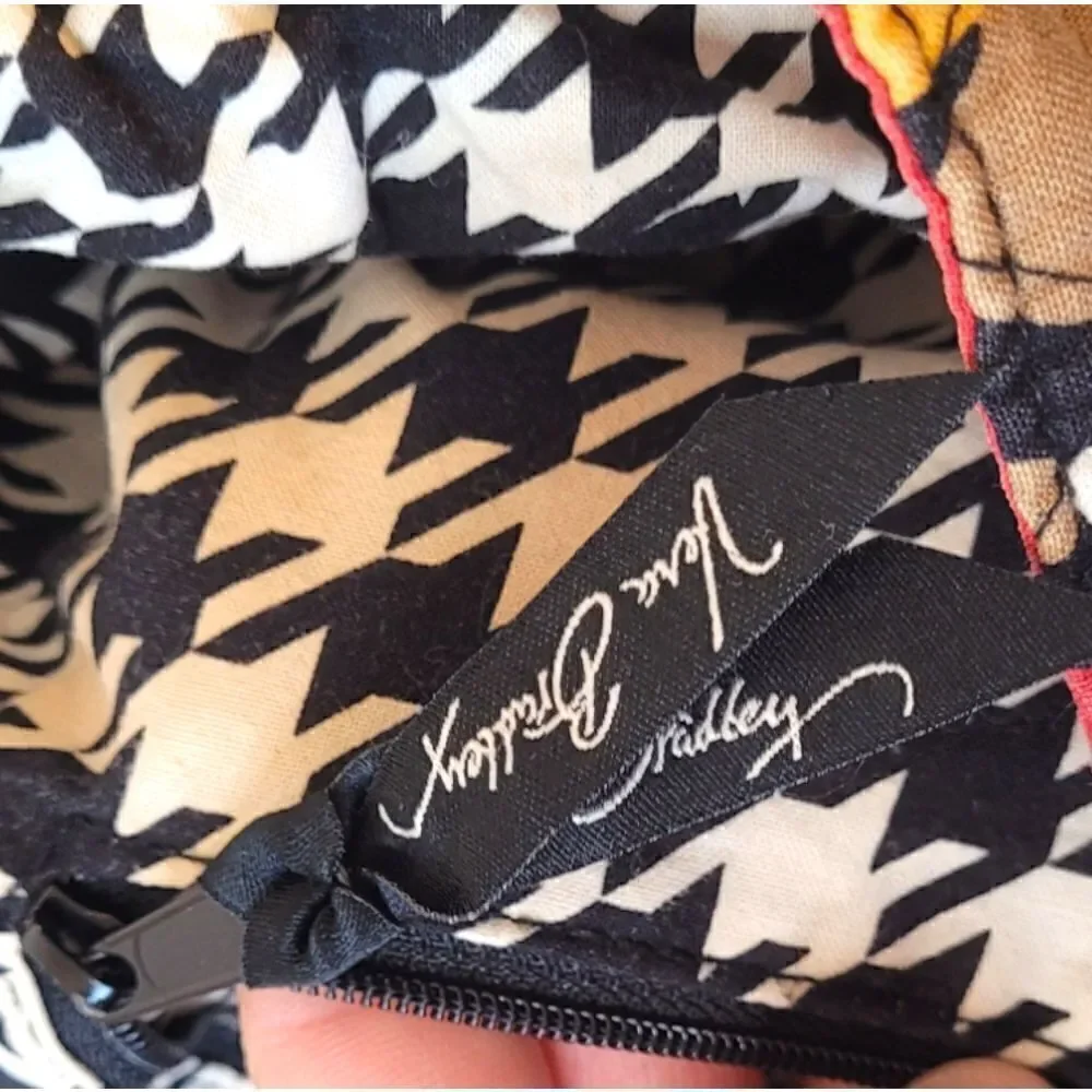 Vintage Vera Bradley Bittersweet Orange Floral Print Backpack